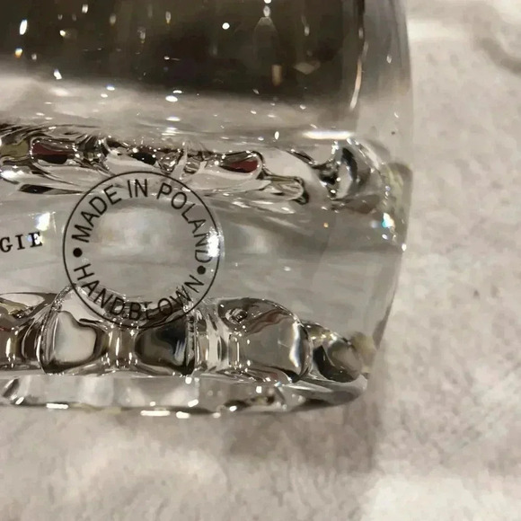 Anthropologie set of three hand blown glasses. 3-1/8” rim and 3-5/8” tall. - Picture 5 of 7